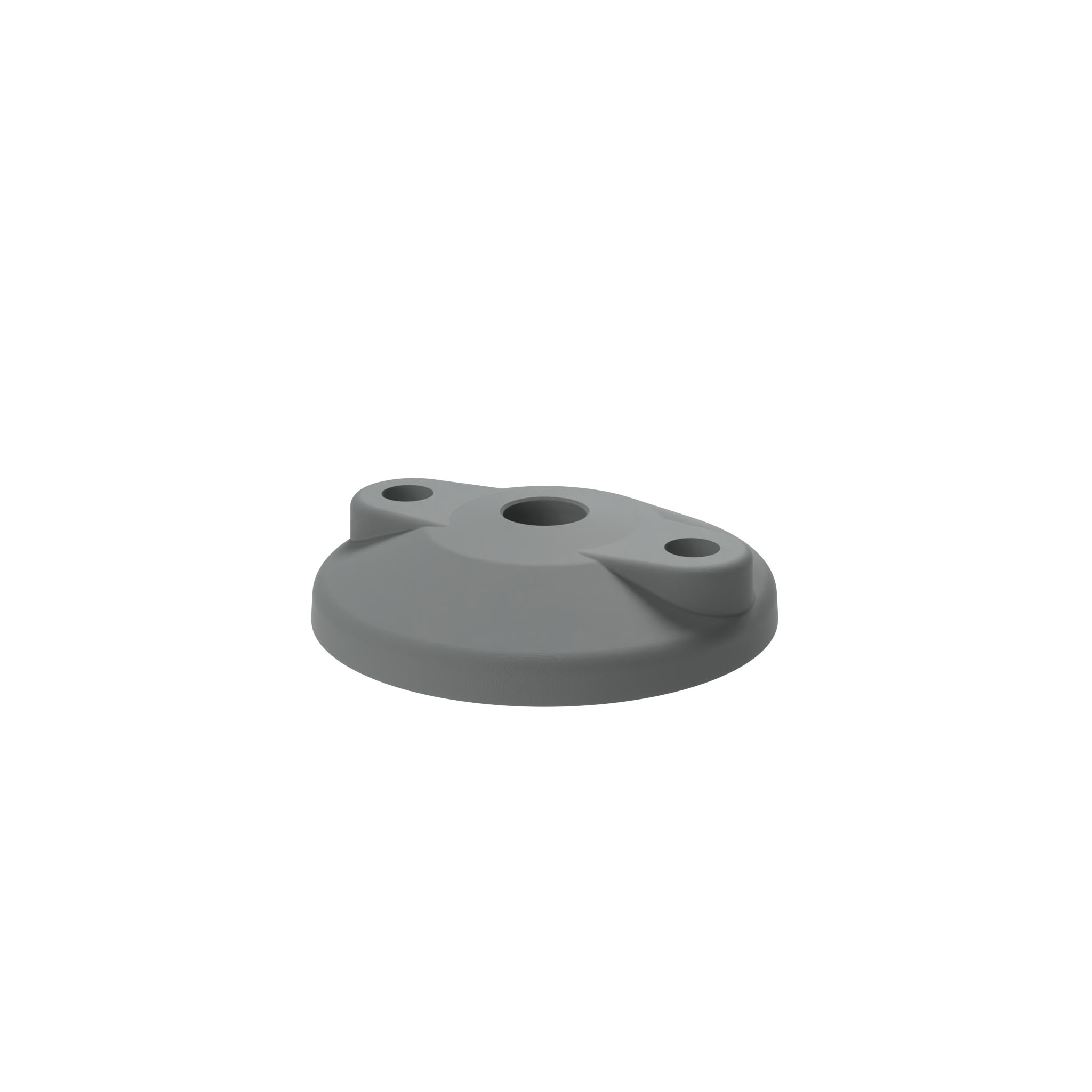 Base PA BDH for Swivel Feet, Ball Joint 15, Gray 098D080KBS04 – product image