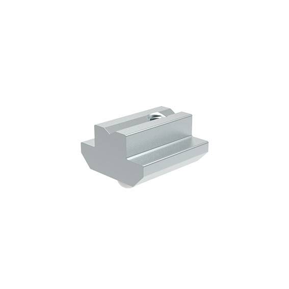 Nutenstein 19,5 x 10,6 mm, Steghöhe 5,1 mm, mit Federkugel – Produktabbildung