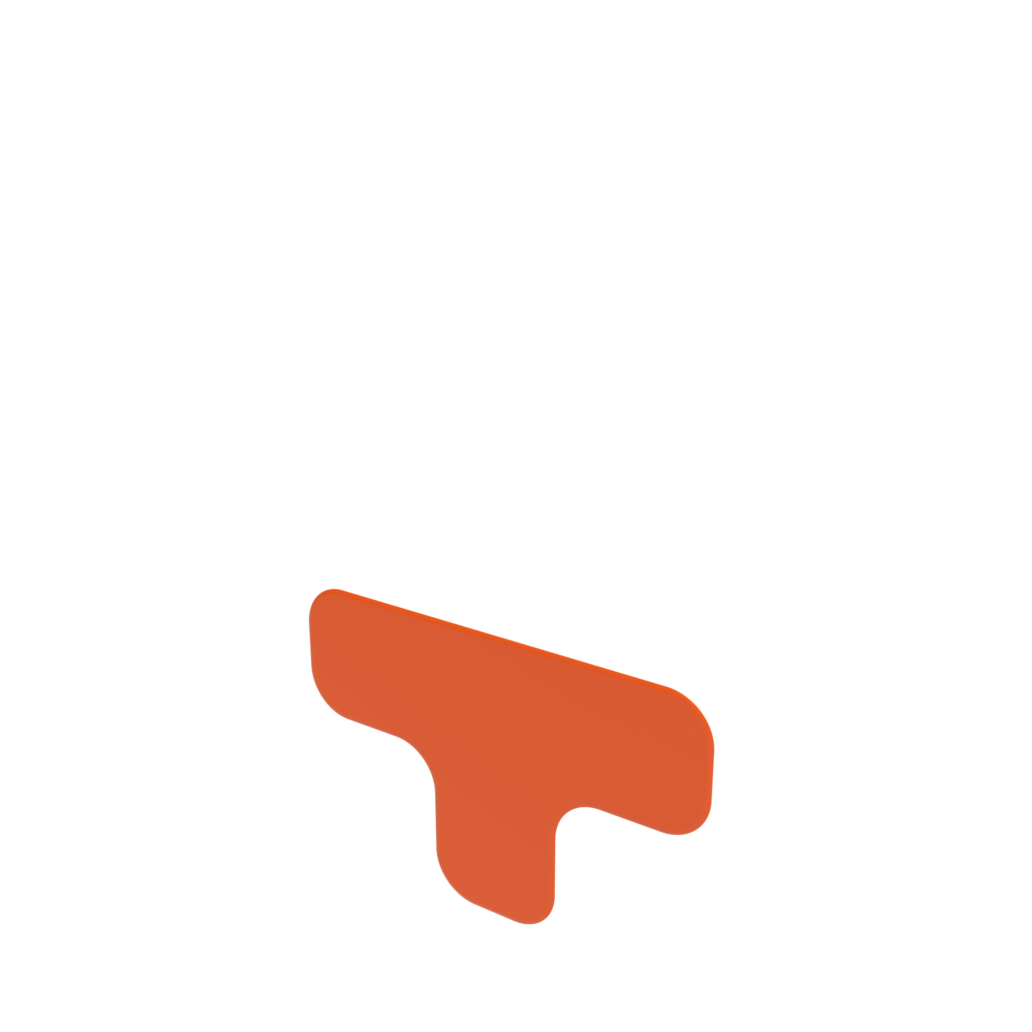 Floor Marking T-shape EXTRA Strong 90, Rounded 0210HTR09022 – product image