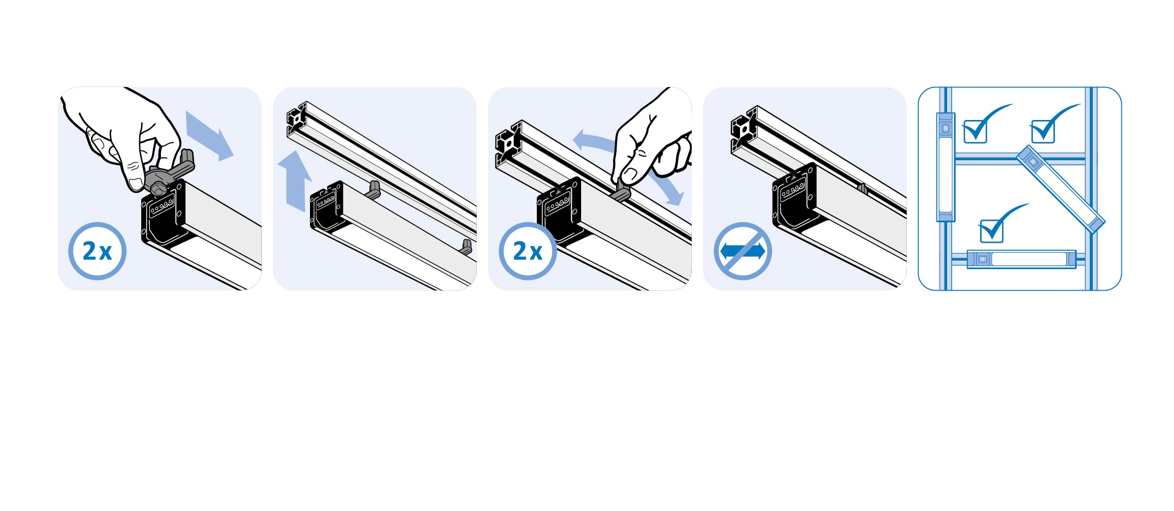 Slot-on-Slot Connector SOS I8 360° – assembly graphic