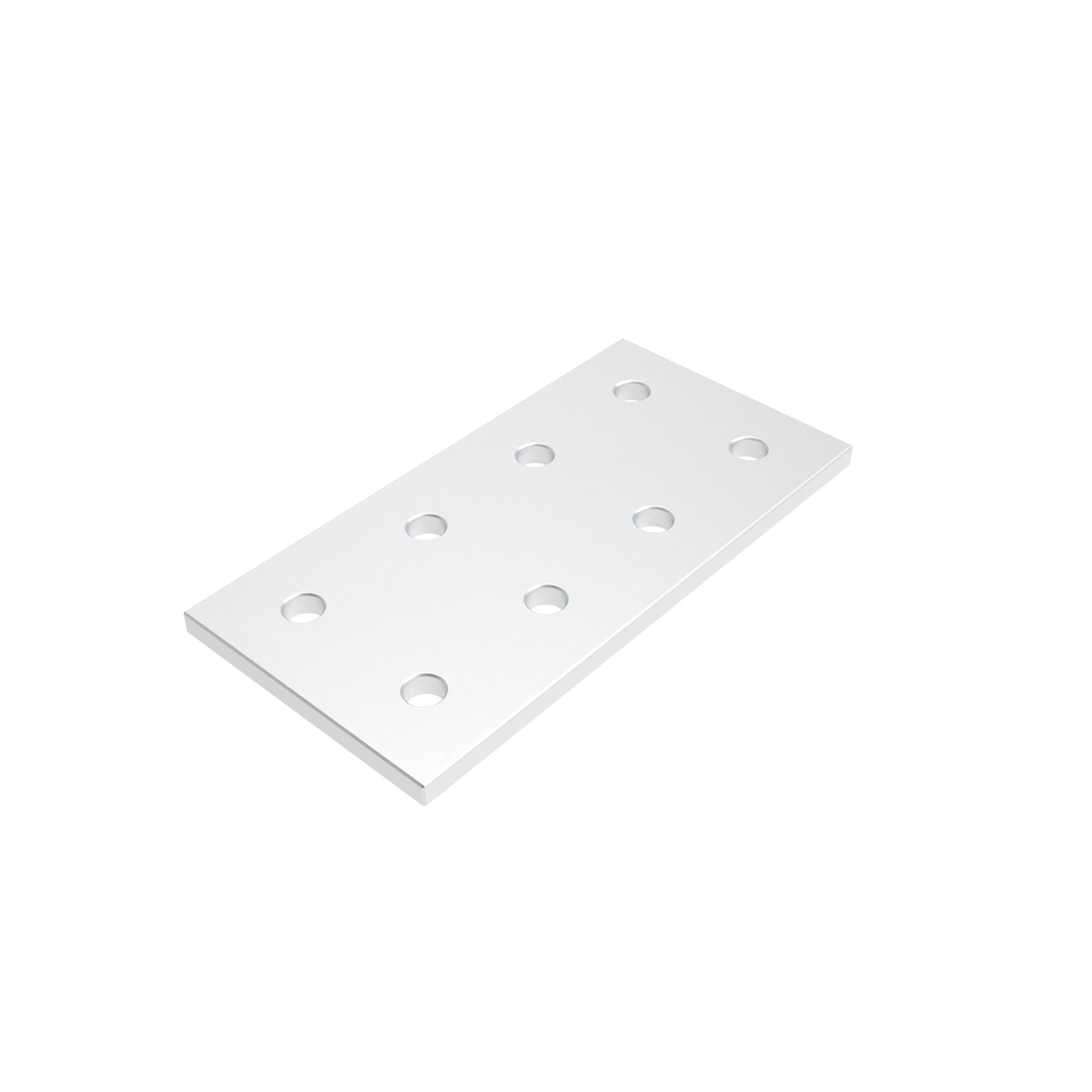 ECO Connection Plate AL Rectangular 8 Hole, 2 Slots Version 093EVD76152 – product image