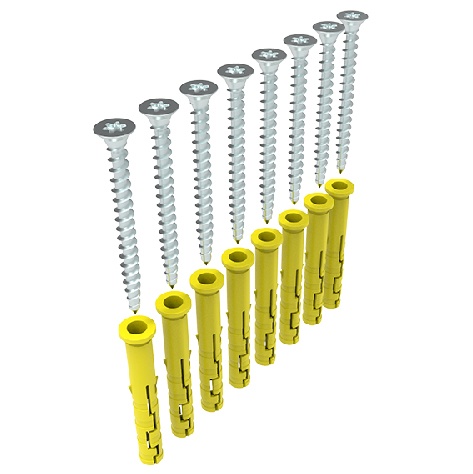 Kit de fixation extremité rail de stationnement FIFO