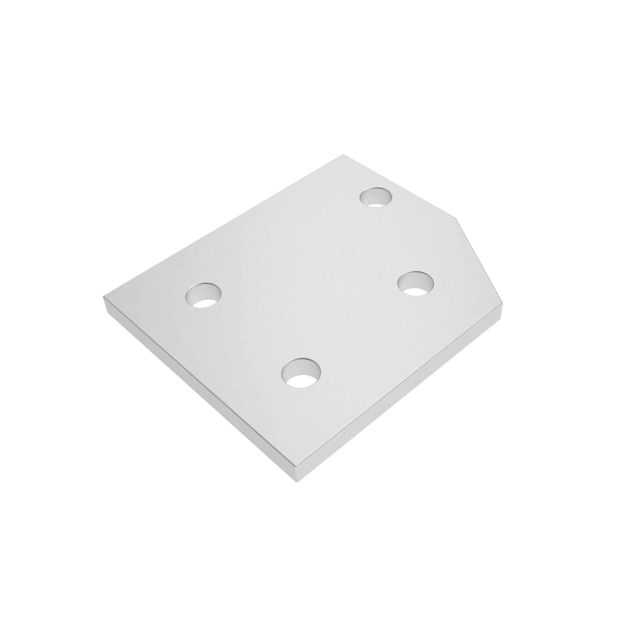 ECO Connection Plate AL 30° 4 Hole, 1 Slot Version