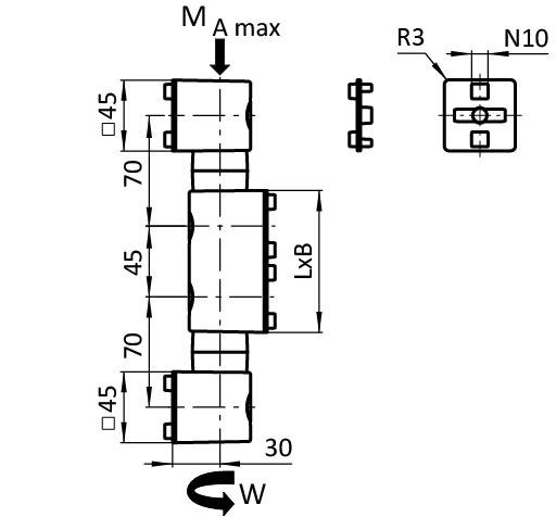 Friction Joint B90H for System Arm (Set)