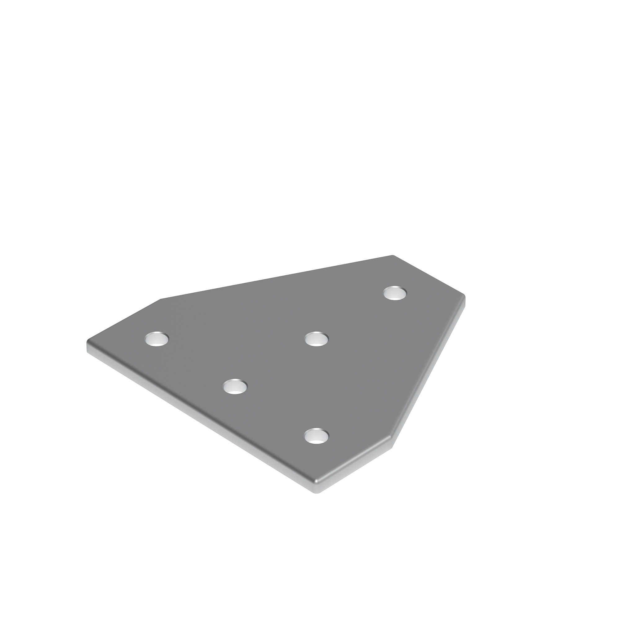 Connection Plate AL T 5 Hole, 1 Slot Version 093VT135135 – product image