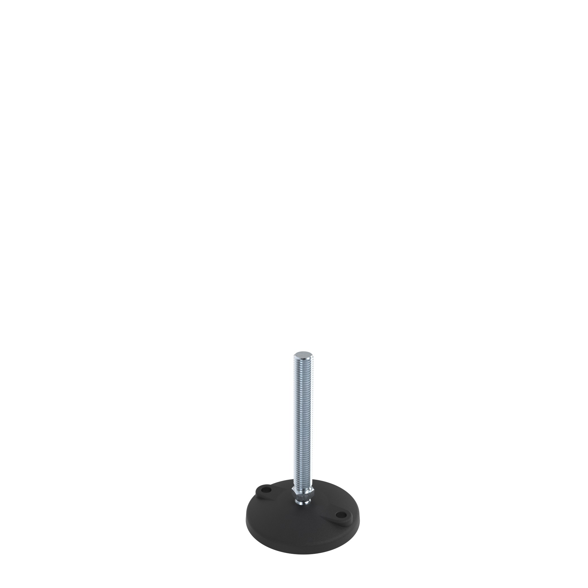 Pied rotule, PA / acier - Orifices de spitage - rotule 15 9D100KB16125M – image du produit