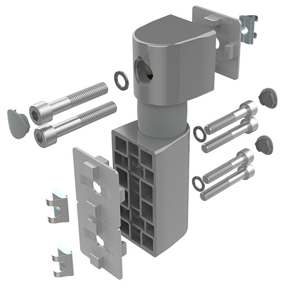 Articulation à friction B90L pour bras (Kit)