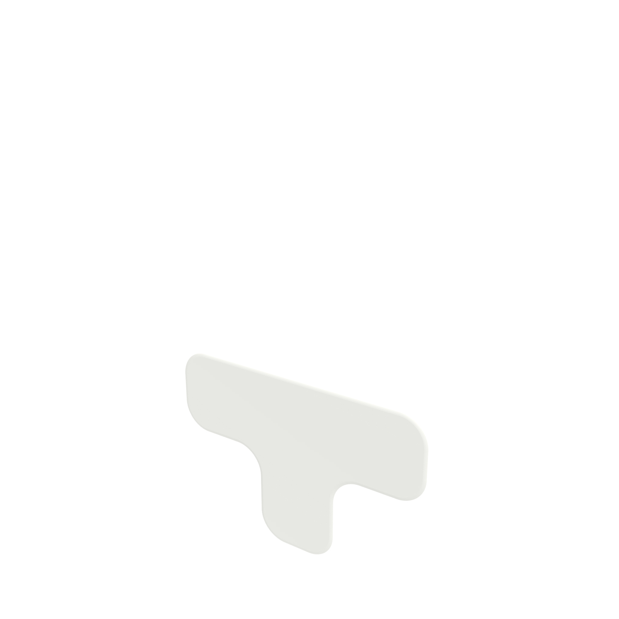 Floor Marking T-shape EXTRA Strong 90, Rounded 0210HTR09093 – product image