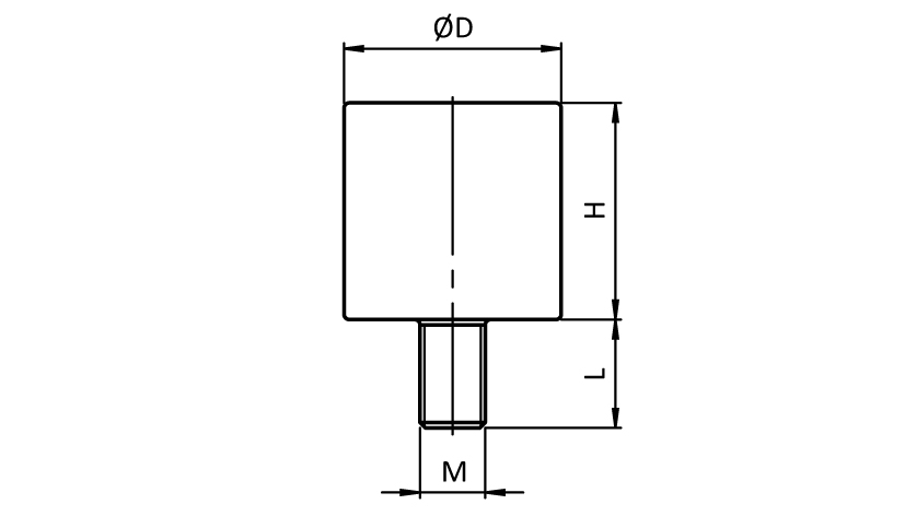 Butoir Cylindrique M