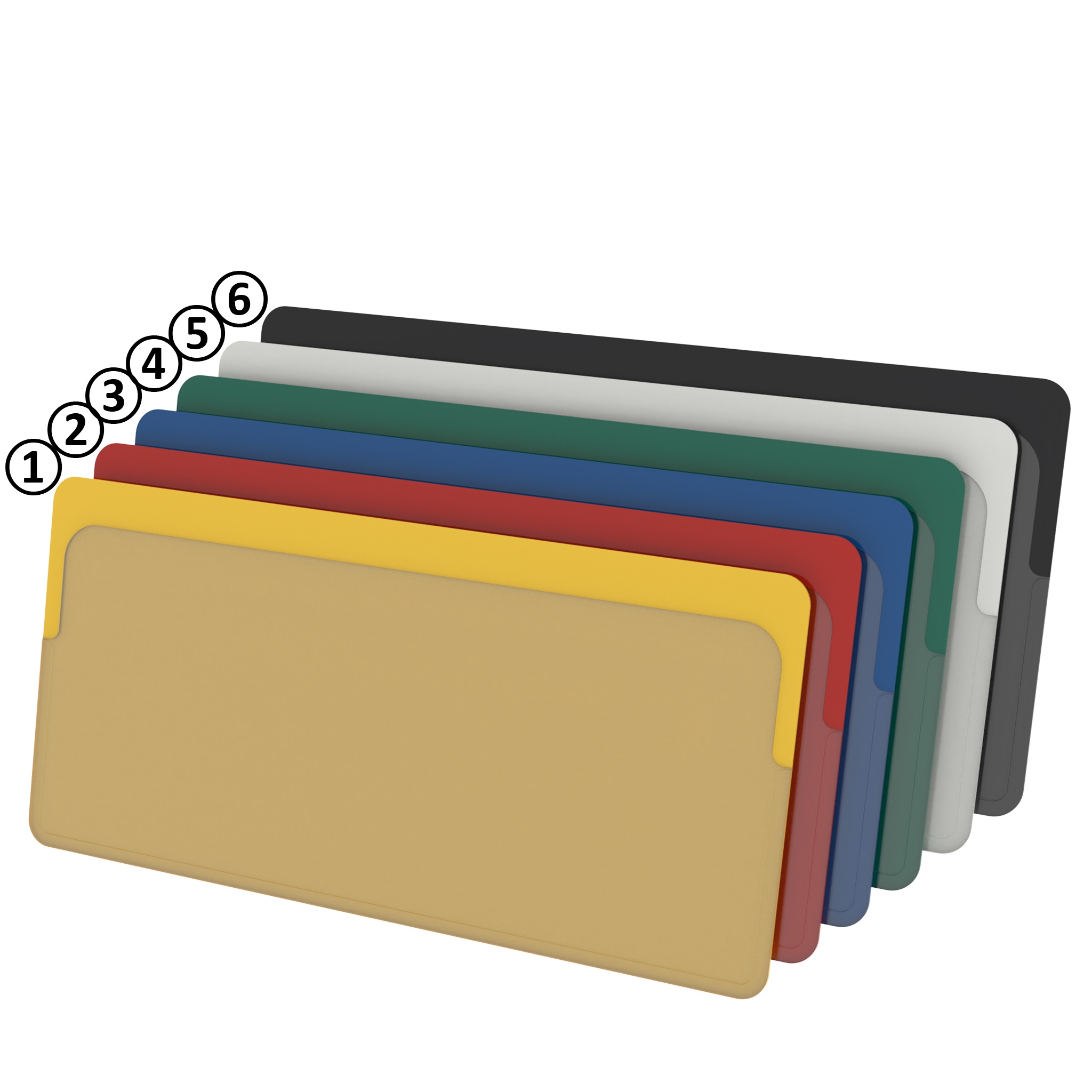 Top Open Magnetic Label Envelope 50 - 2"