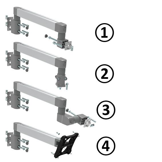 Bras système I40H 370 (Set)