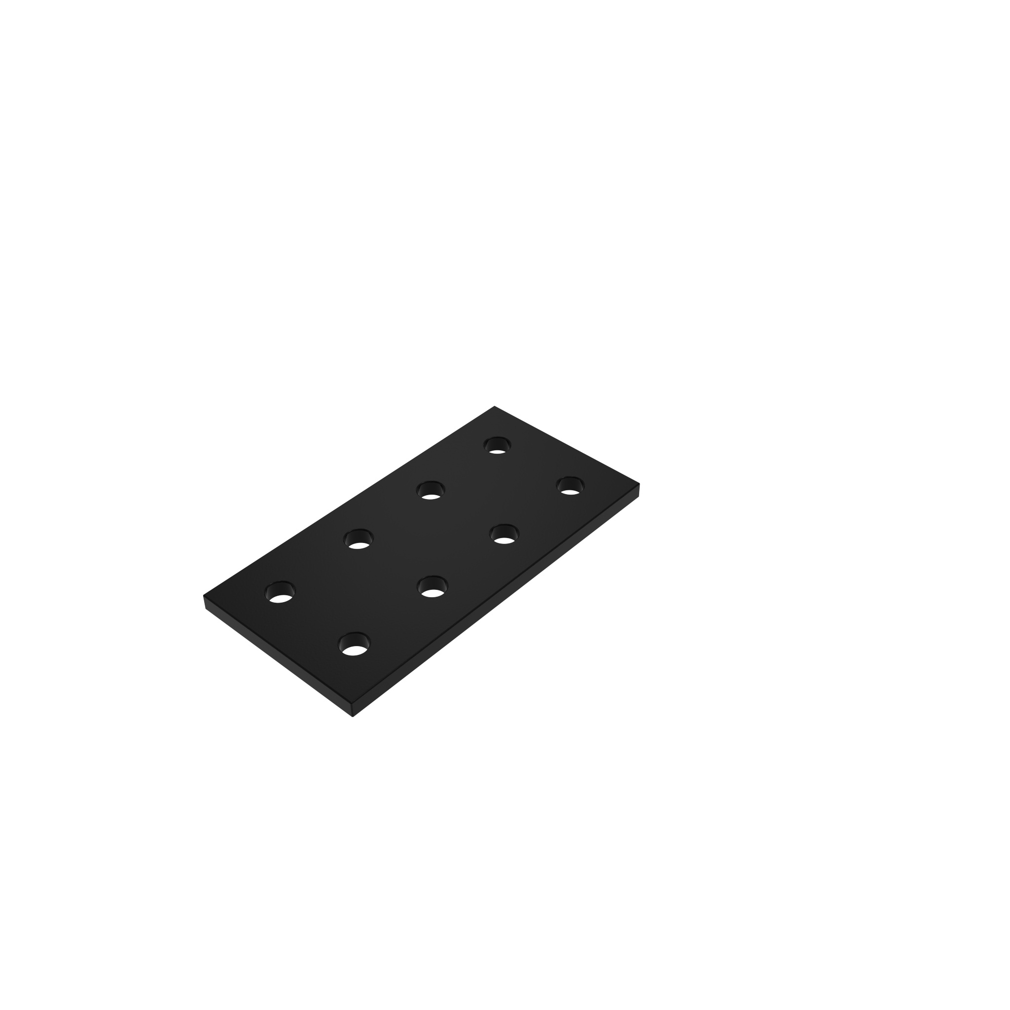 ECO Connection Plate AL Rectangular 8 Hole, 2 Slots Version 093EVD51102S – product image
