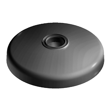 Base ZN pour pieds à rotule, rotule 15
