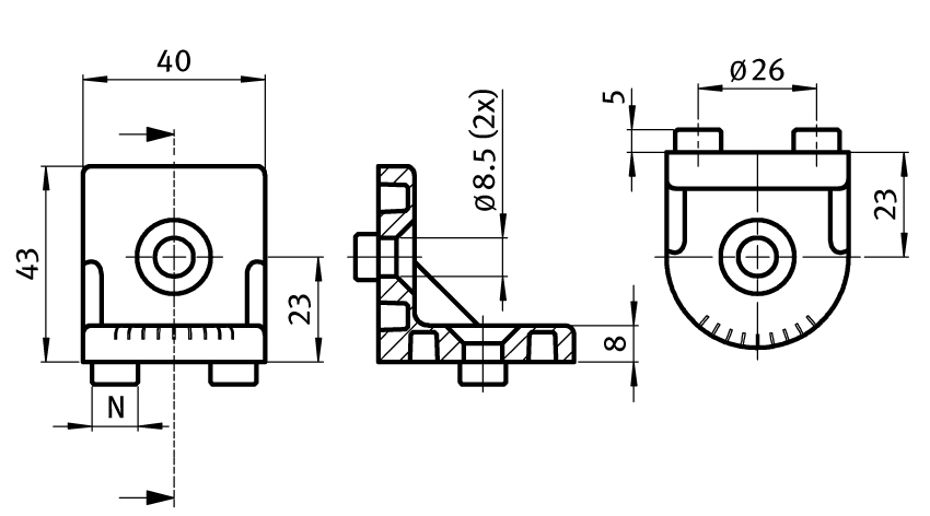 Turning Angle 45