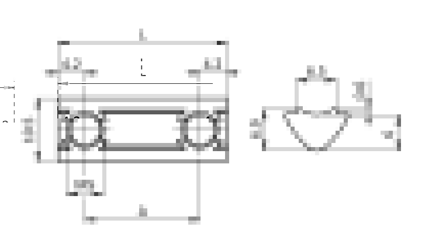 Roll-in Double T-slot Nut for Universal Connector I, Slot 6