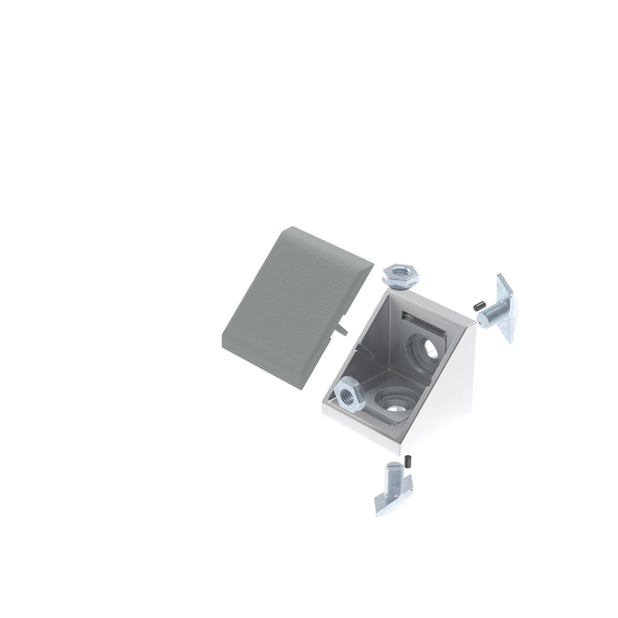 Alu Connection Angle B45 M Length/Cross (Set) 093W4510N10S01 – product image
