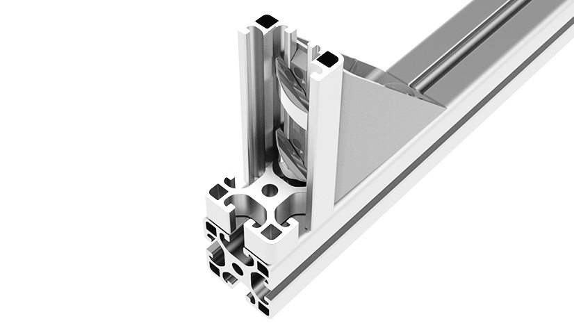 Equerre de fixation Alu I40 x 80 M (Kit)