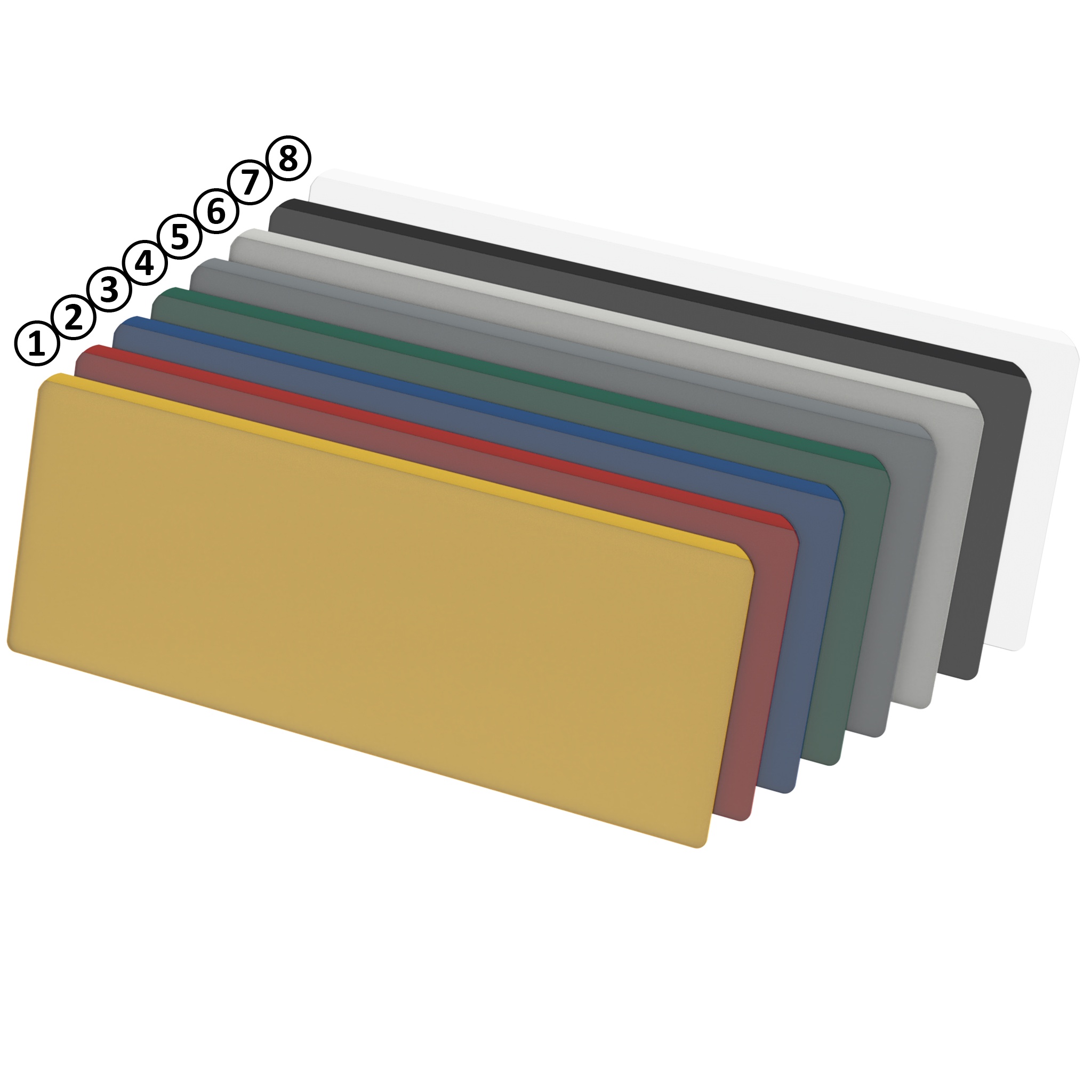 Top Open KANBAN Envelope 200 x 67 - 7.9" x 2.6"