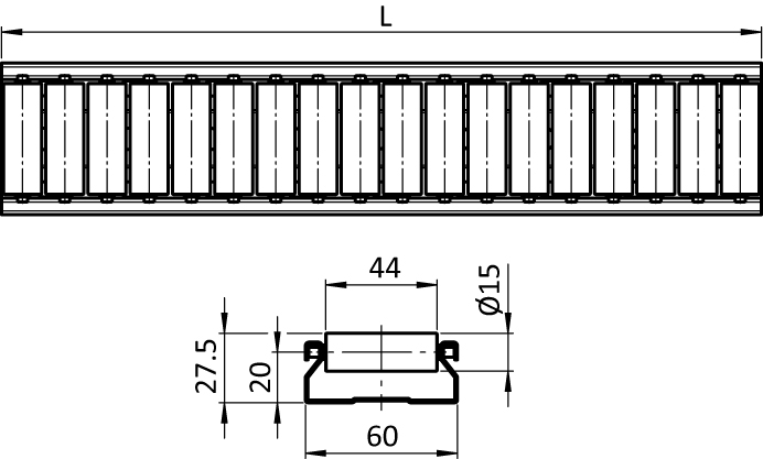 Roller Track I 60x24