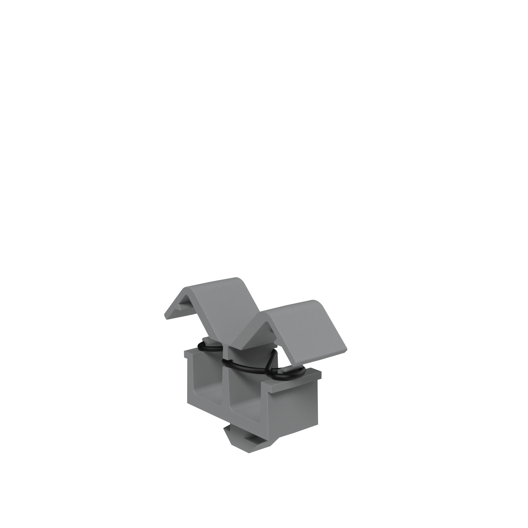 Clip-Kabelbinder - 2 Kammern - mit Hammer 093402N08S02 – Produktabbildung