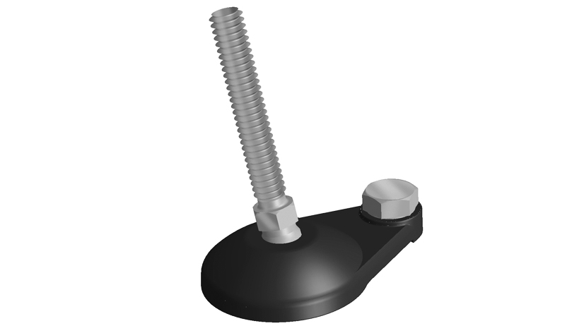 Extended Base 60 PA for Swivel Feet, Ball Joint 15 – application example