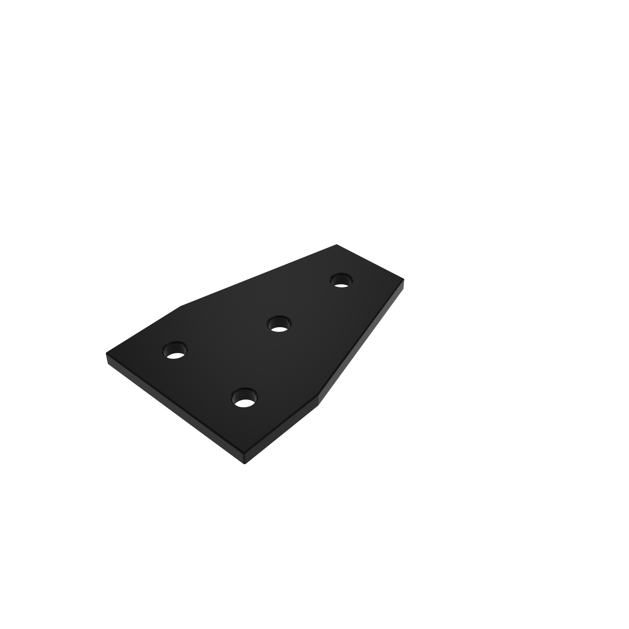 ECO Connection Plate AL T 4 Hole, 1 Slot Version 093EVT76114S – product image