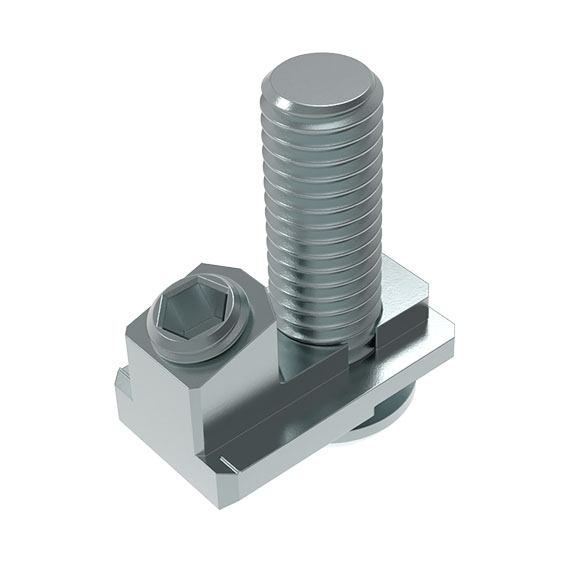 Profile Connector 90° B / M30, Slot 8 (Set)