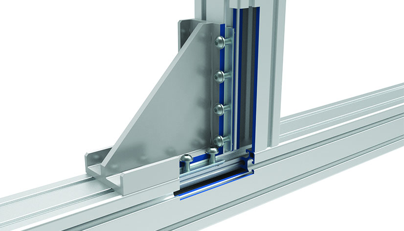 Roll-in T-slot Nut for Support Bracket 160