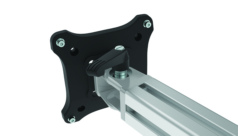 Monitor Mount ZN with Locking Lever (Set) – ejemplo de aplicación
