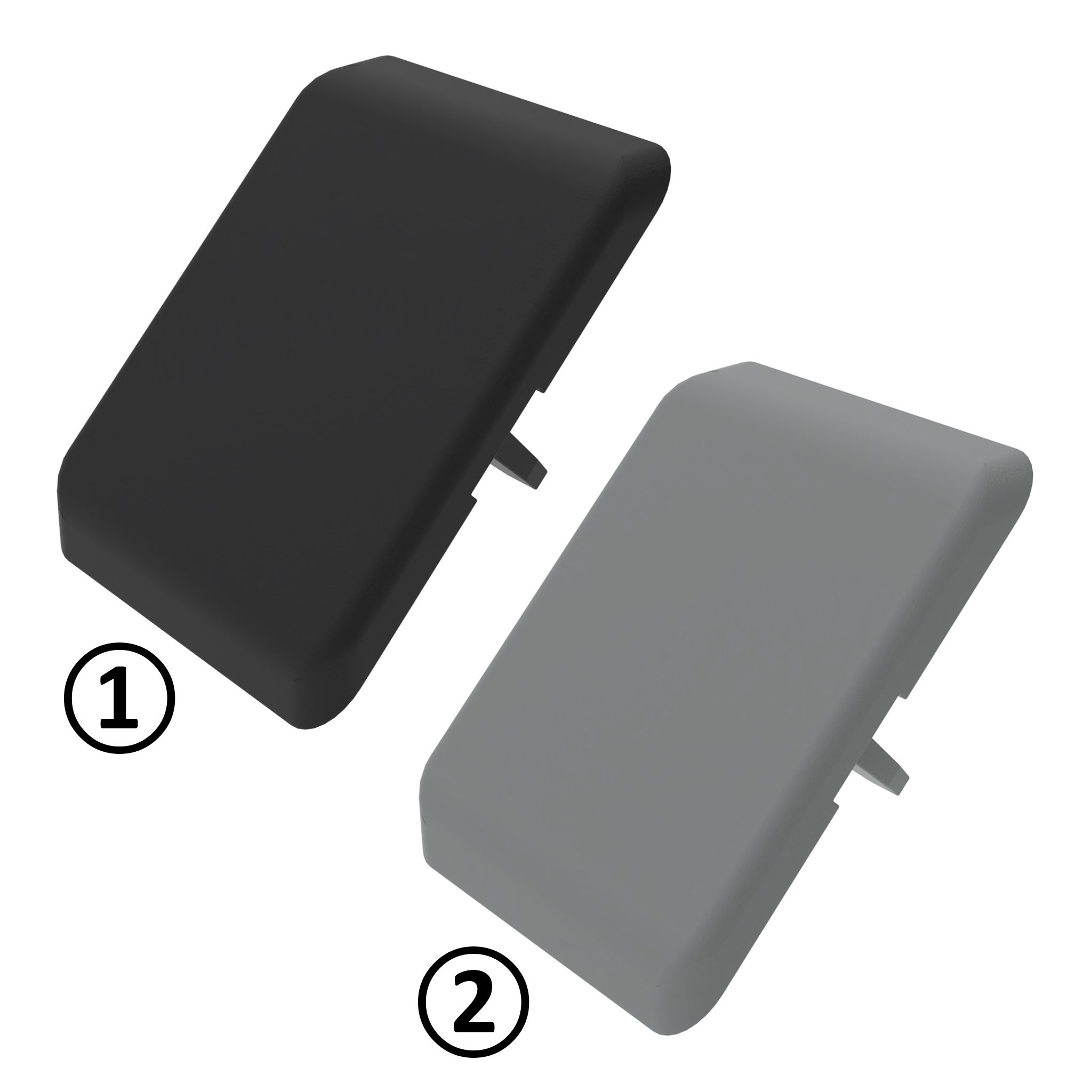 Cover Cap for Alu Connection Angle I40 M (Set) Cover Cap for Alu Connection Angle I40 M (Set)