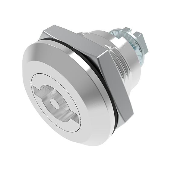 Industrie Standard Drehriegel 22,5 / 18, ZN verchromt