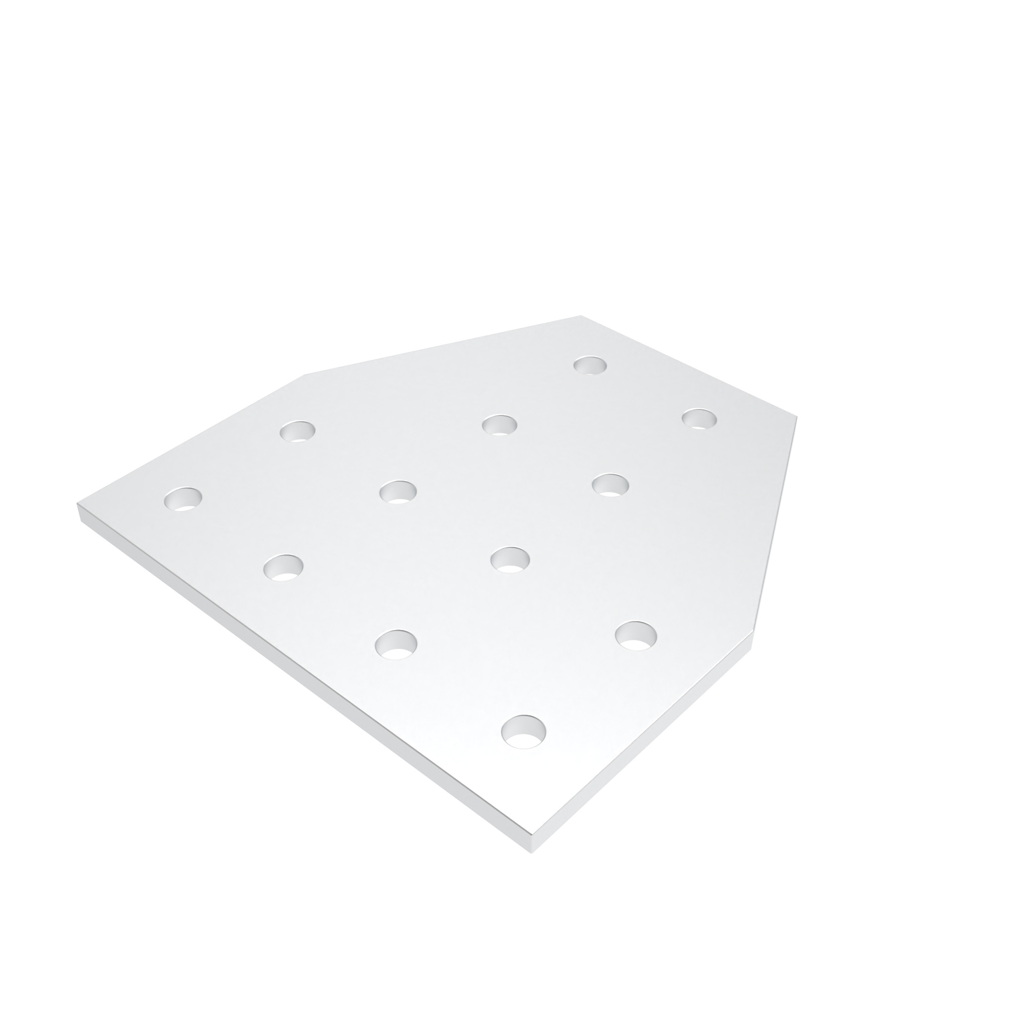 ECO Connection Plate AL T 12 Hole, 2 Slots Version 093EVT152152D – product image