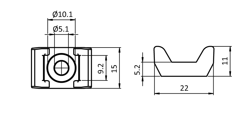 Universal Cable Binding Block