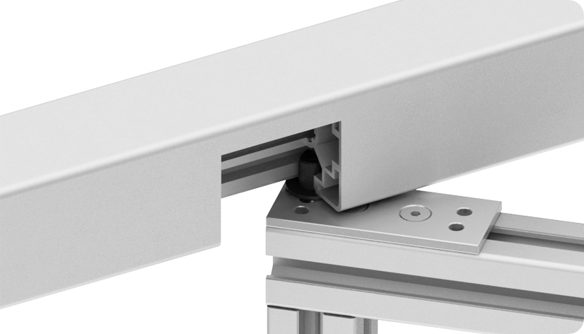 Element de porte pliante (Kit) – exemple d'application