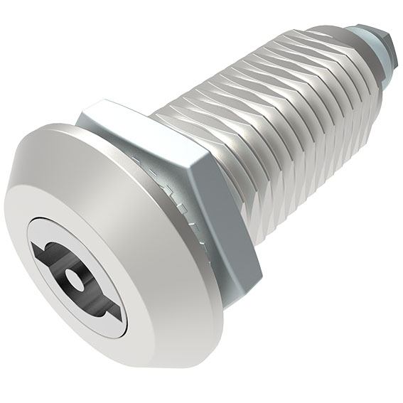 Cuarto de Vuelta con Carcasa Extendida 22.5 / 50, en Zamak Cromado