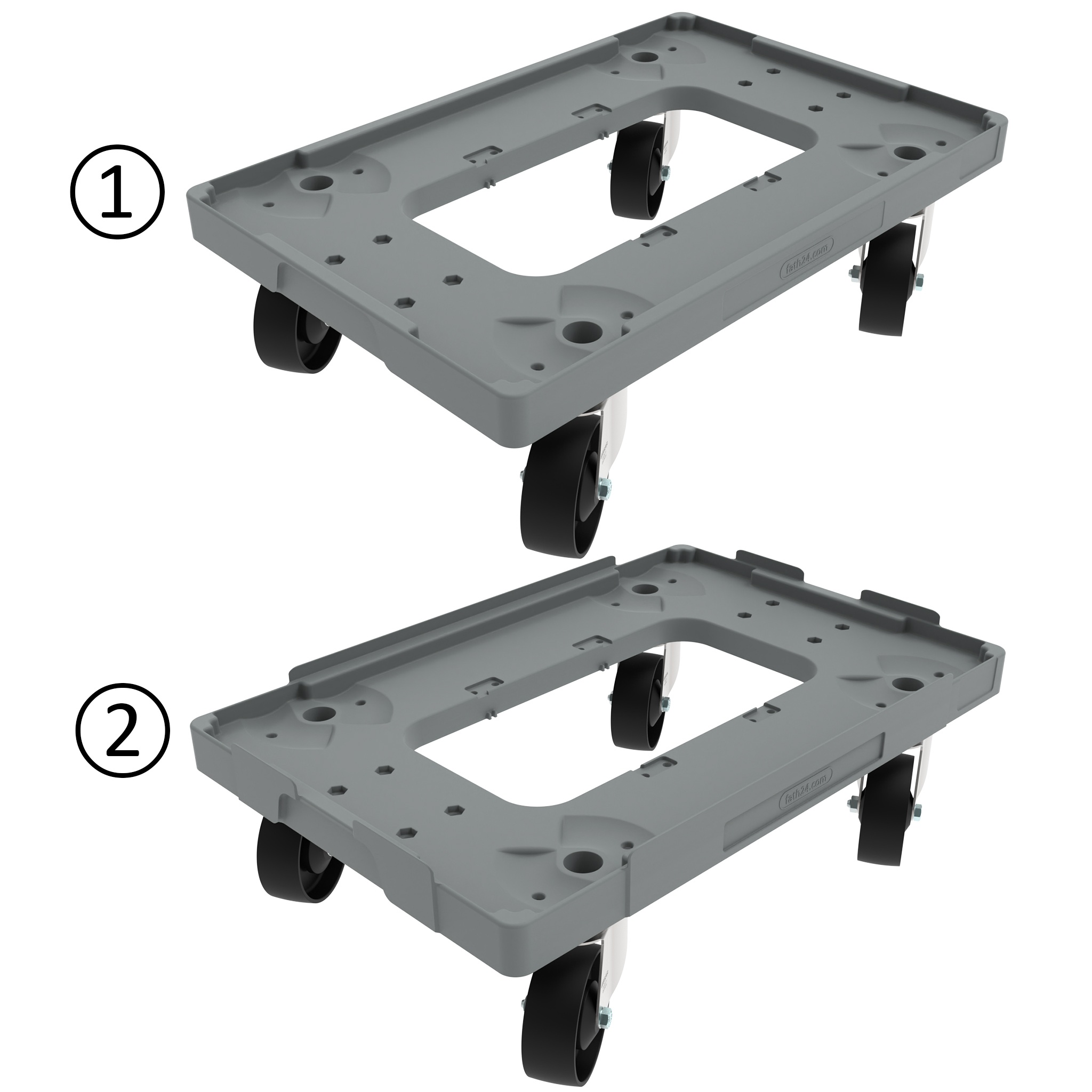 Dolly PA for SLC 600 x 400, with 4 Swivel Casters