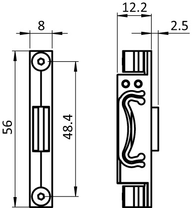 Magnethalter I, Nut 8