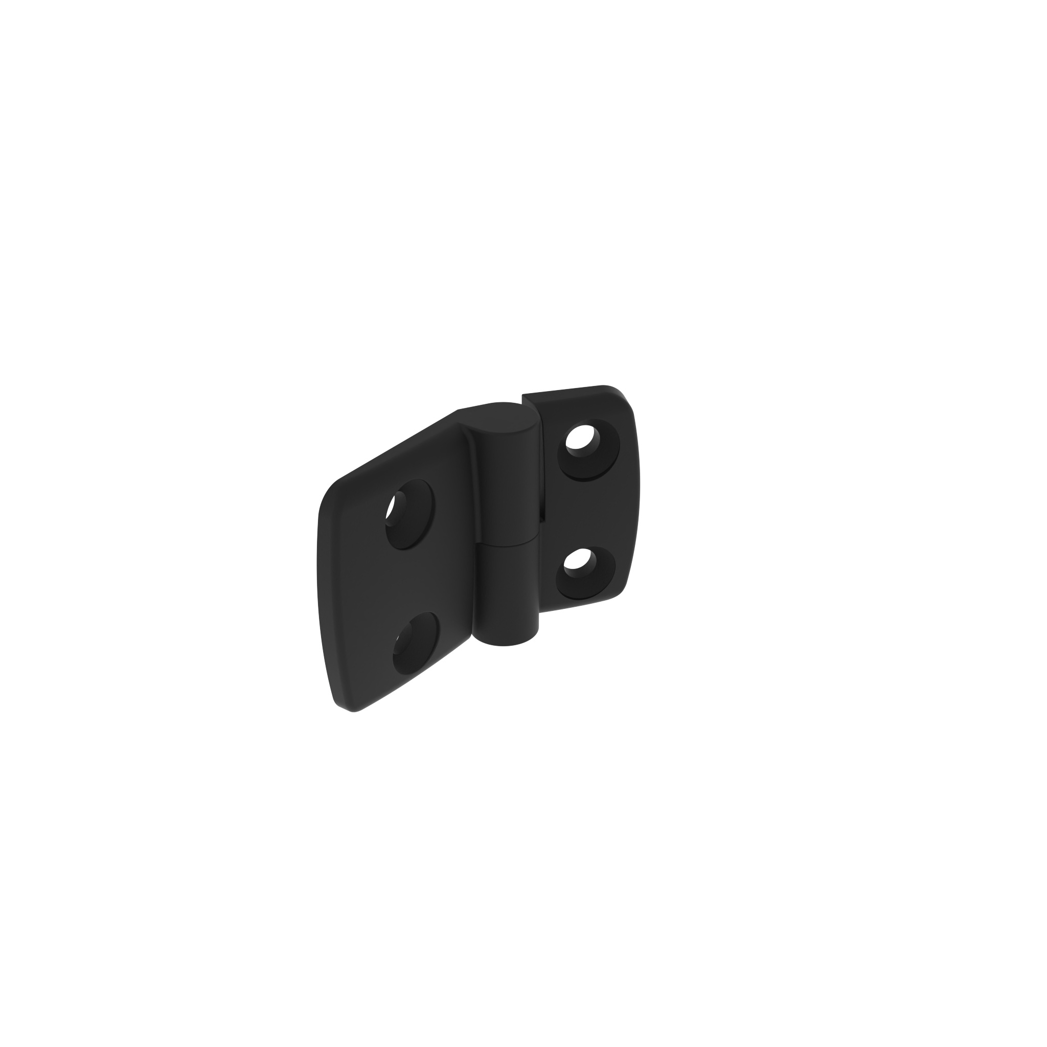 Kunststoff-Kombischarnier 30, aushängbar, schwarz 095K3045R00 – Produktabbildung