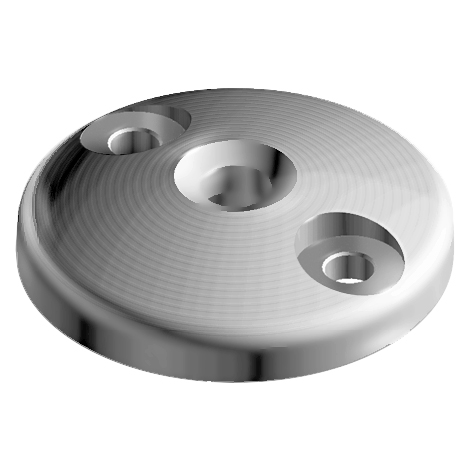 Base SS BDH pour pieds pivots