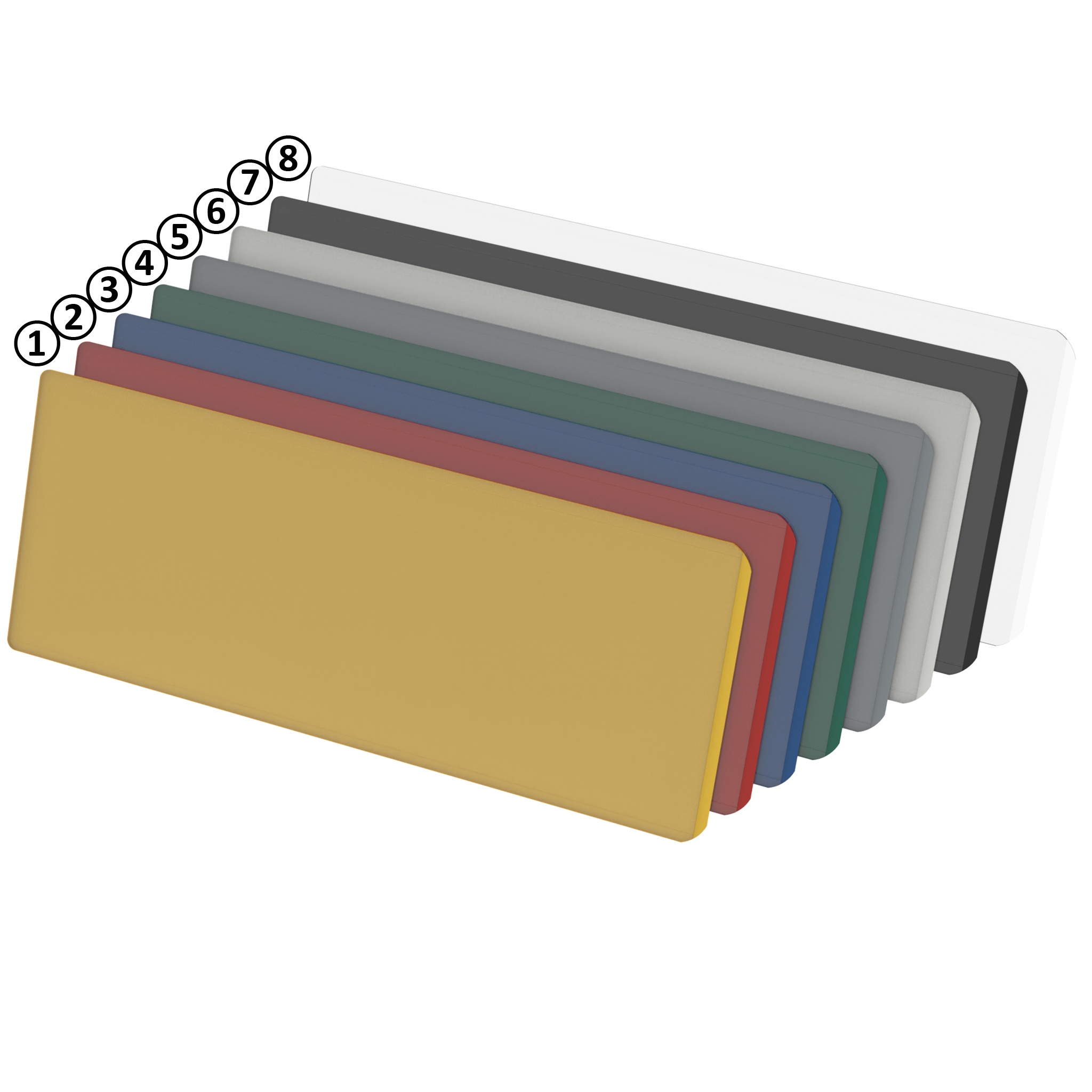 Seitlich offene KANBAN-Hülle 200 x 67