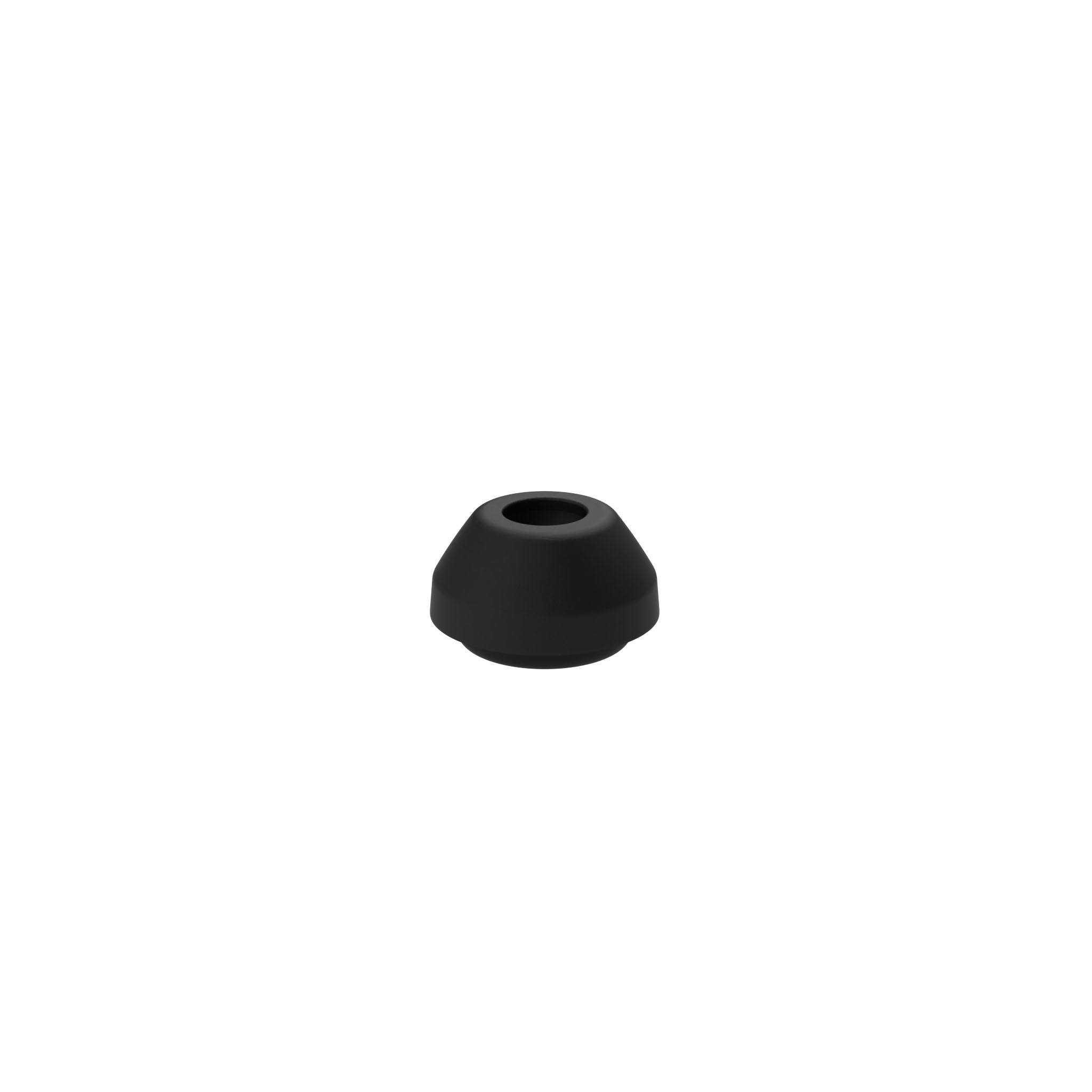 Base PA pour pieds à rotule, rotule 15, noir 098D040KG – image du produit
