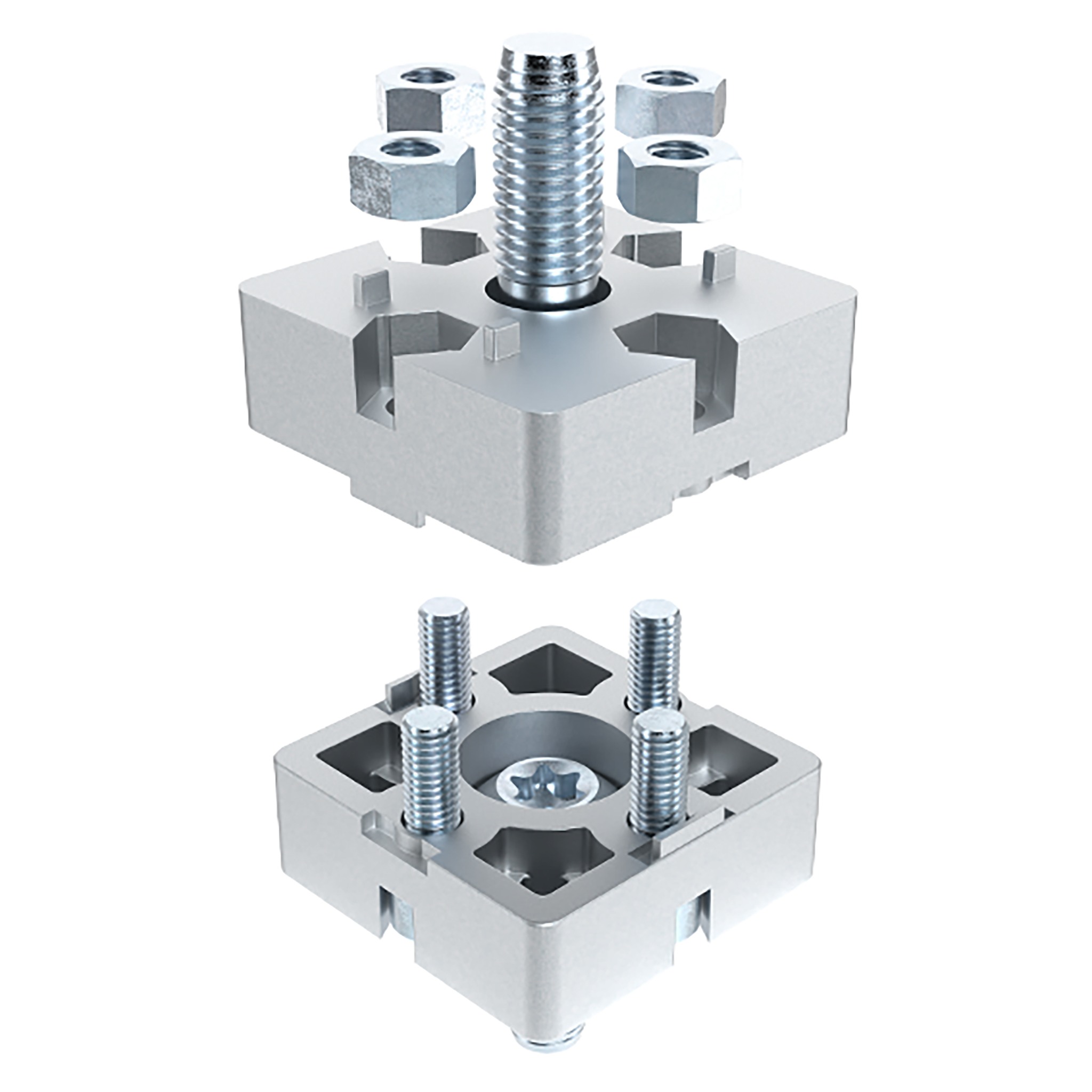 Plate Butt Connector B AL (Set) – imagen del producto, todas las versiones