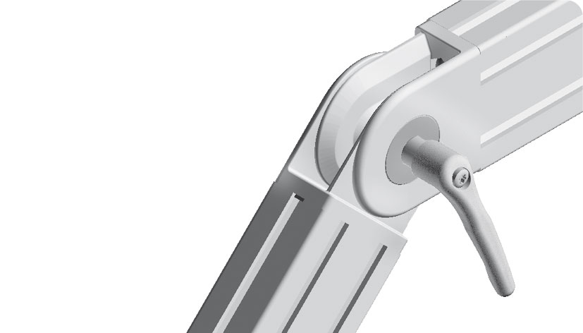 Pivot Joint 40 x 80 with Locking Lever