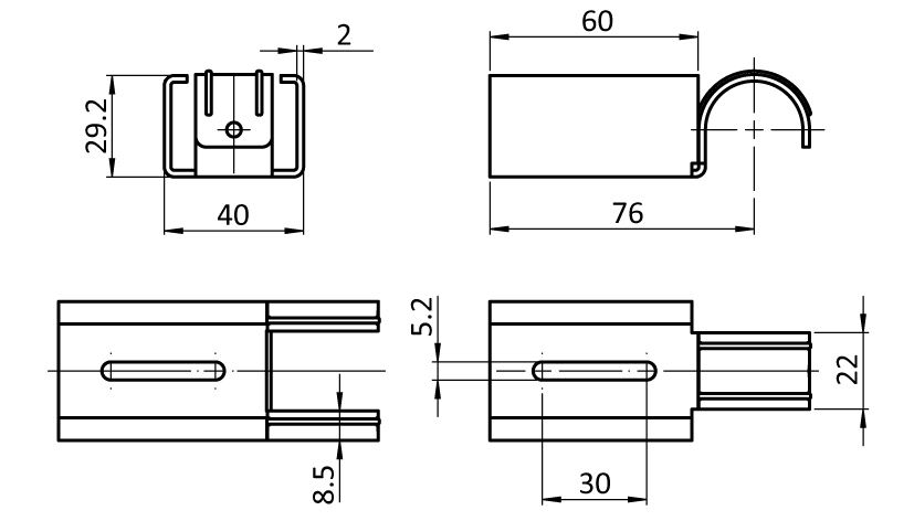 Variable Holding Bracket XST D28