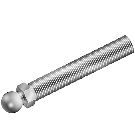 Tige filetée acier pour pieds rotulé, rotule 22
