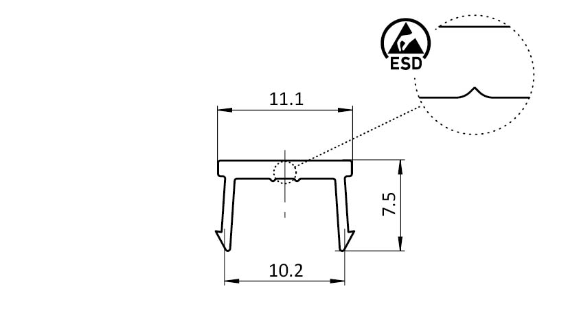 Cover Profile Slot 10 - 6.0