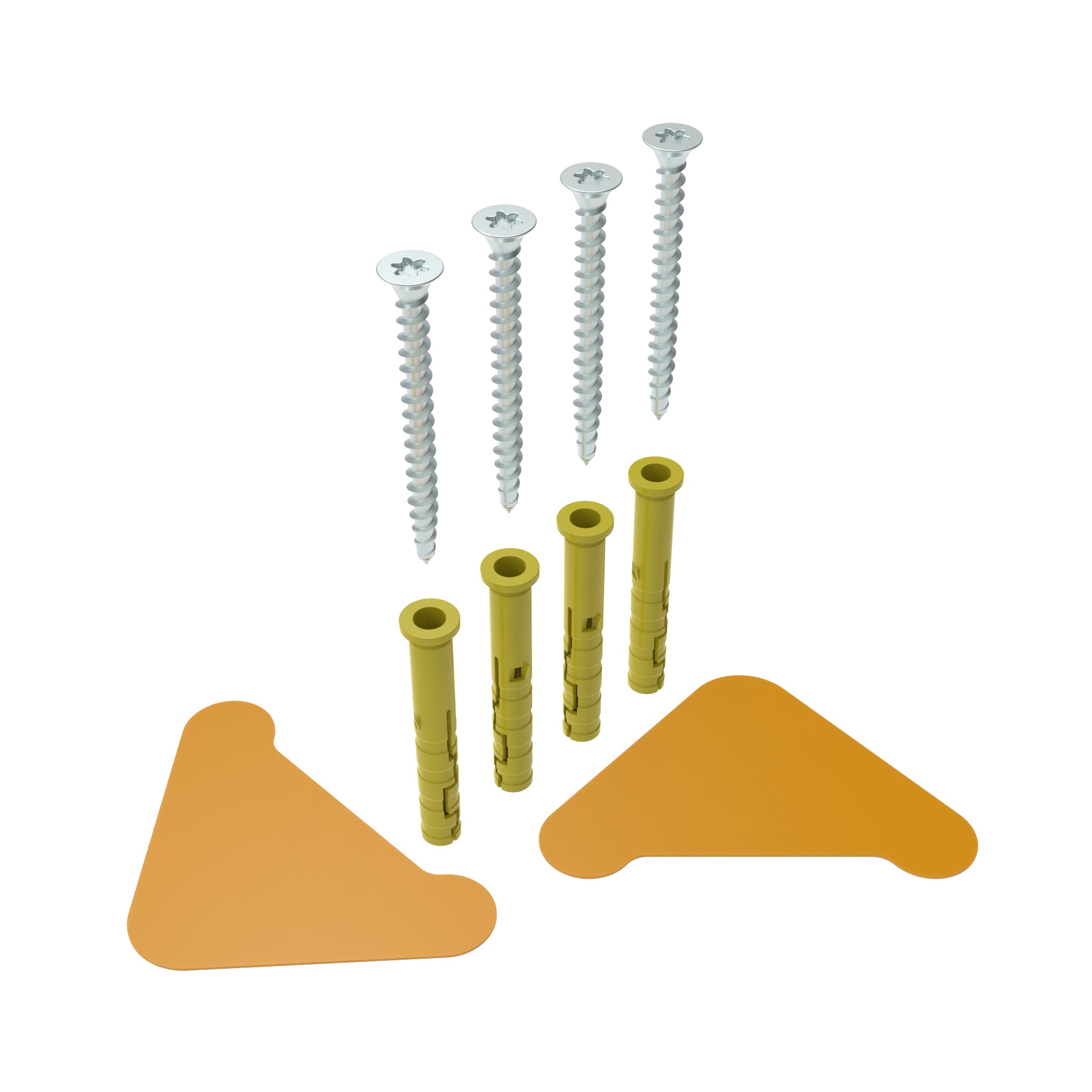 Screw-on Set for End Caps Parking Rail High / High 02084R01 – imagen del producto