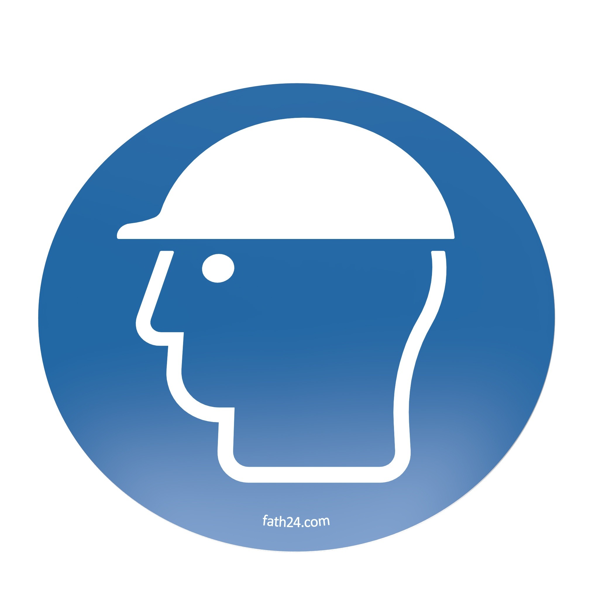 Hard Hat Area Floor Sign 0203SM04 – product image