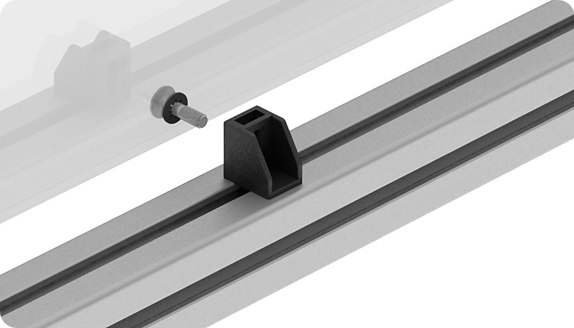 Uniblock 18 CS, schwarz – Anwendungsbeispiel