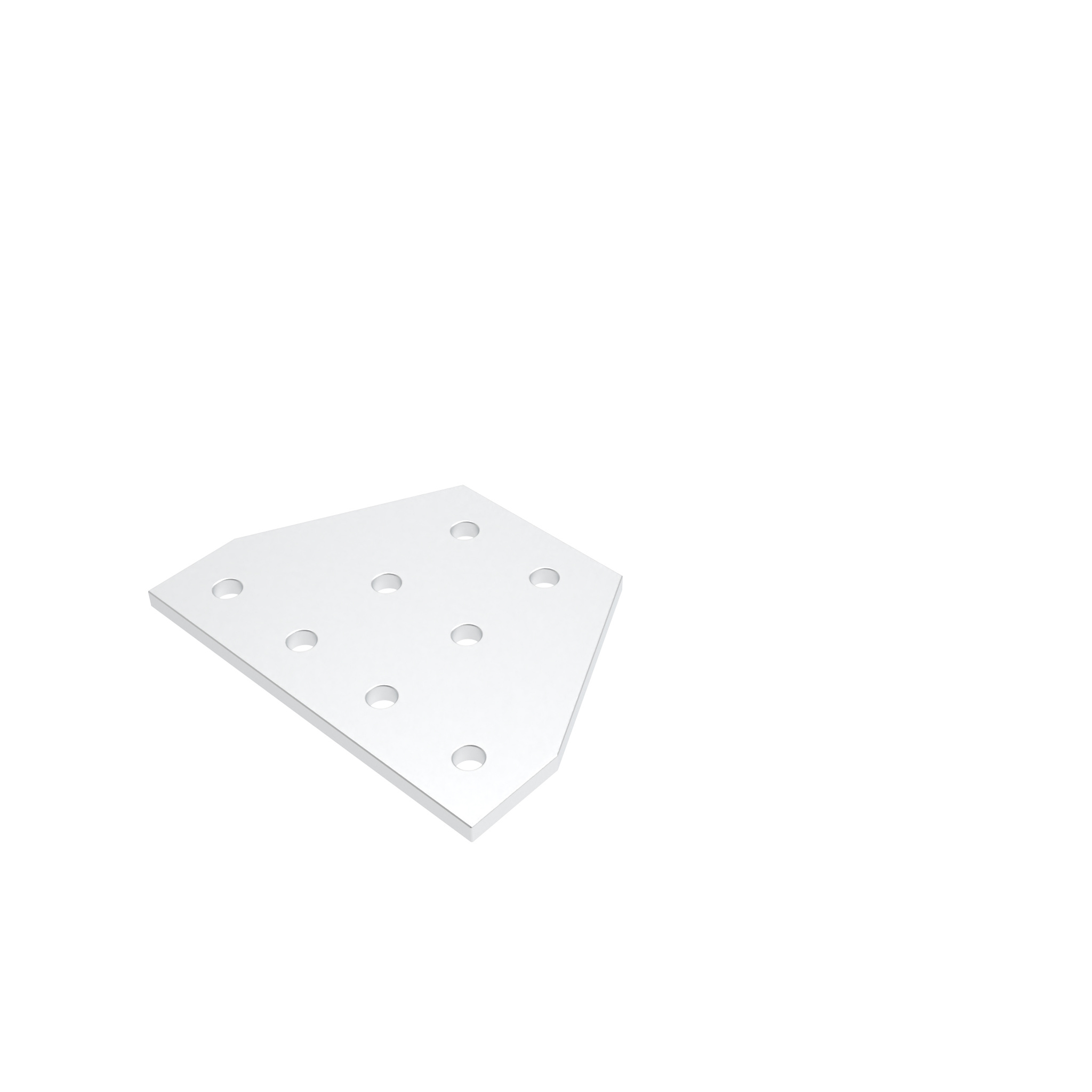 ECO Connection Plate AL T 8 Hole, 1 Slot x 2 Slots Version 093EVT10276 – product image